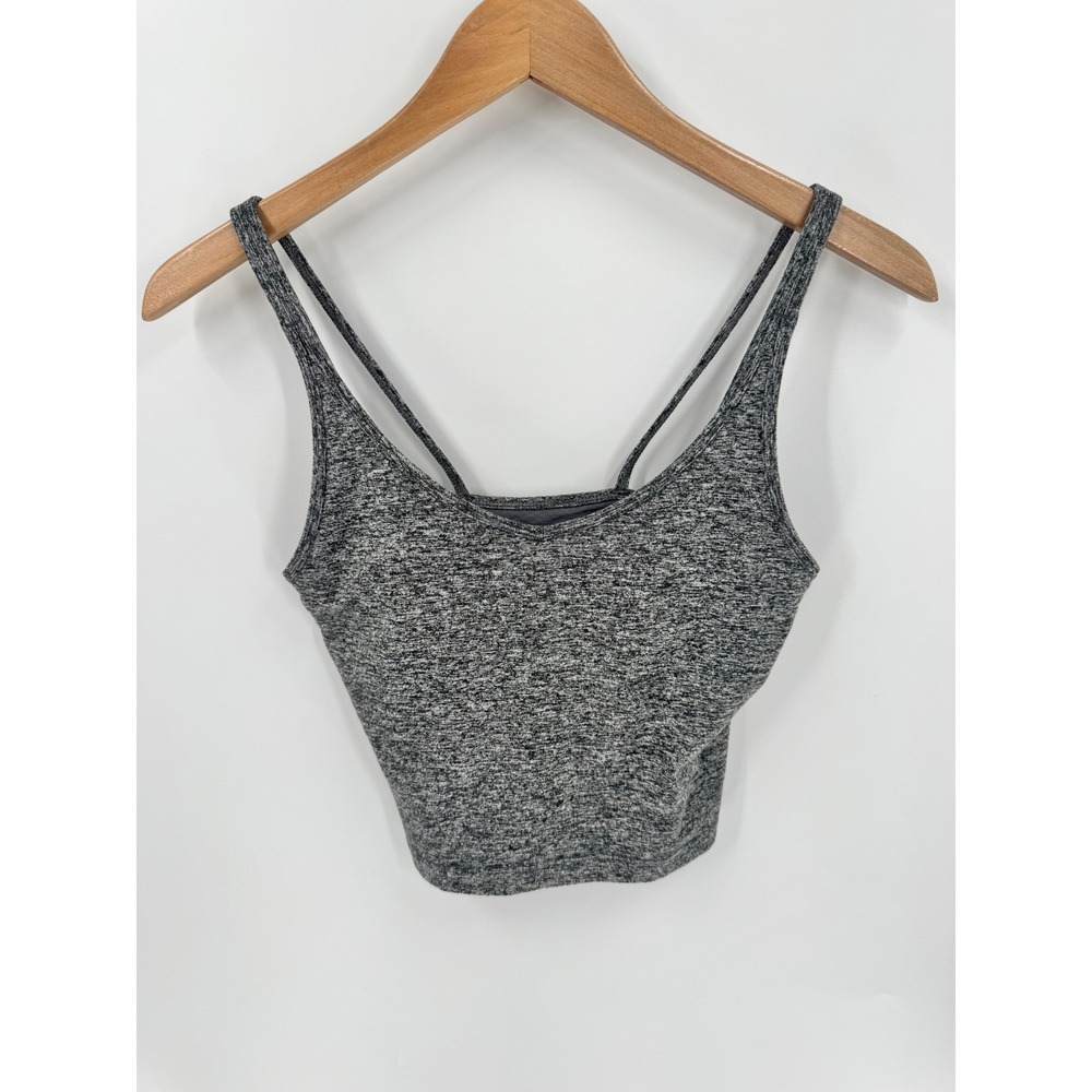 Vuori Activewear Set Women Small Gray Heathered Cami Tank and Shorts 2 Piece - Picture 2 of 10